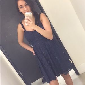 Navy Blue Charlotte Russe Dress